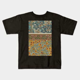 Abstract Floral Pattern Kids T-Shirt